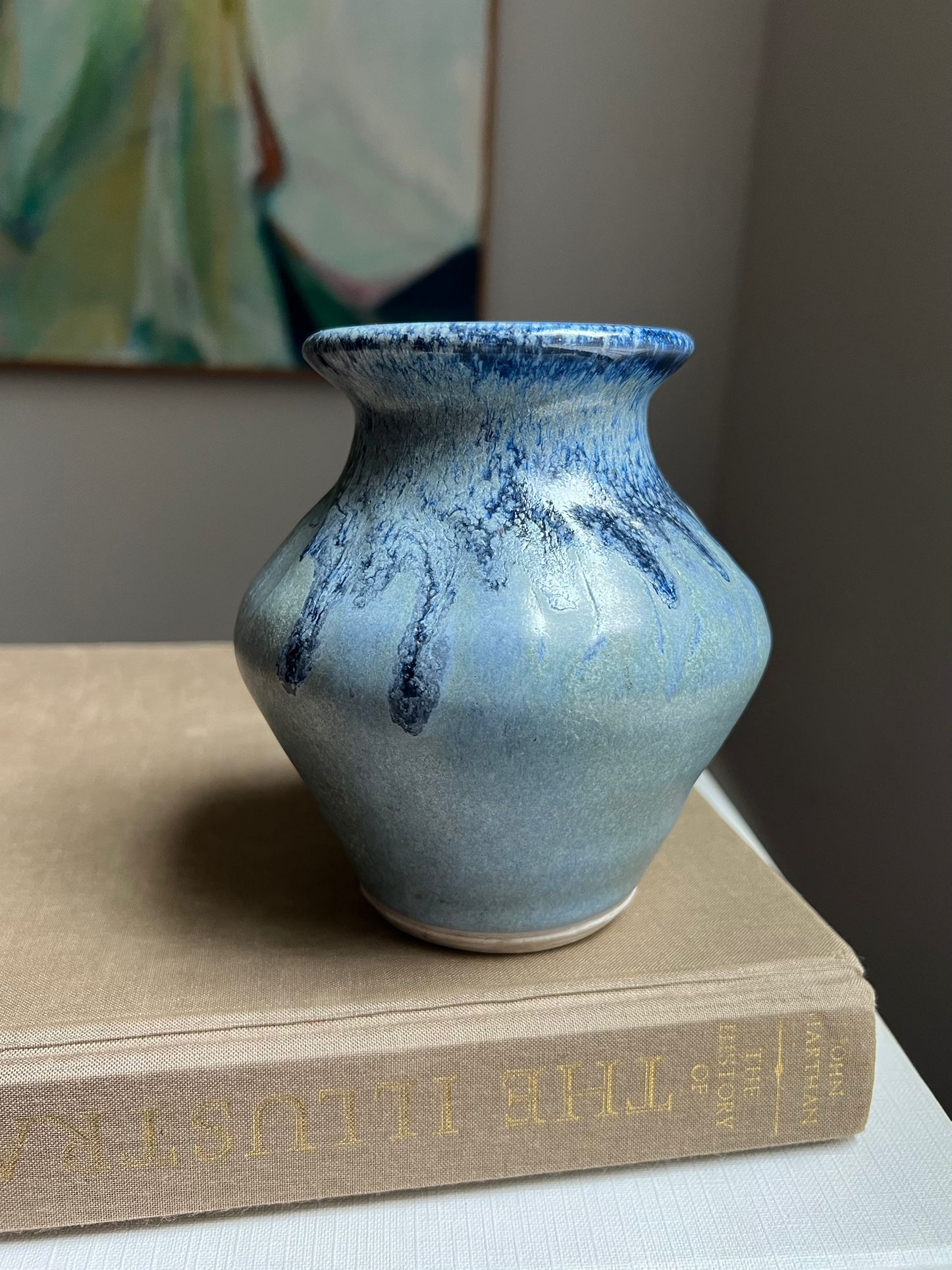 Handcrafted Abstract Accent Vase ( H5” ) firm on price