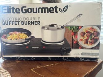 Elite Gourmet Electric Double Buffet Burner