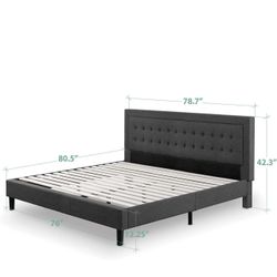 Platform Bed New In Box Queen Size. Additionaly We Offfer Mattress And Deliver If Needed.
