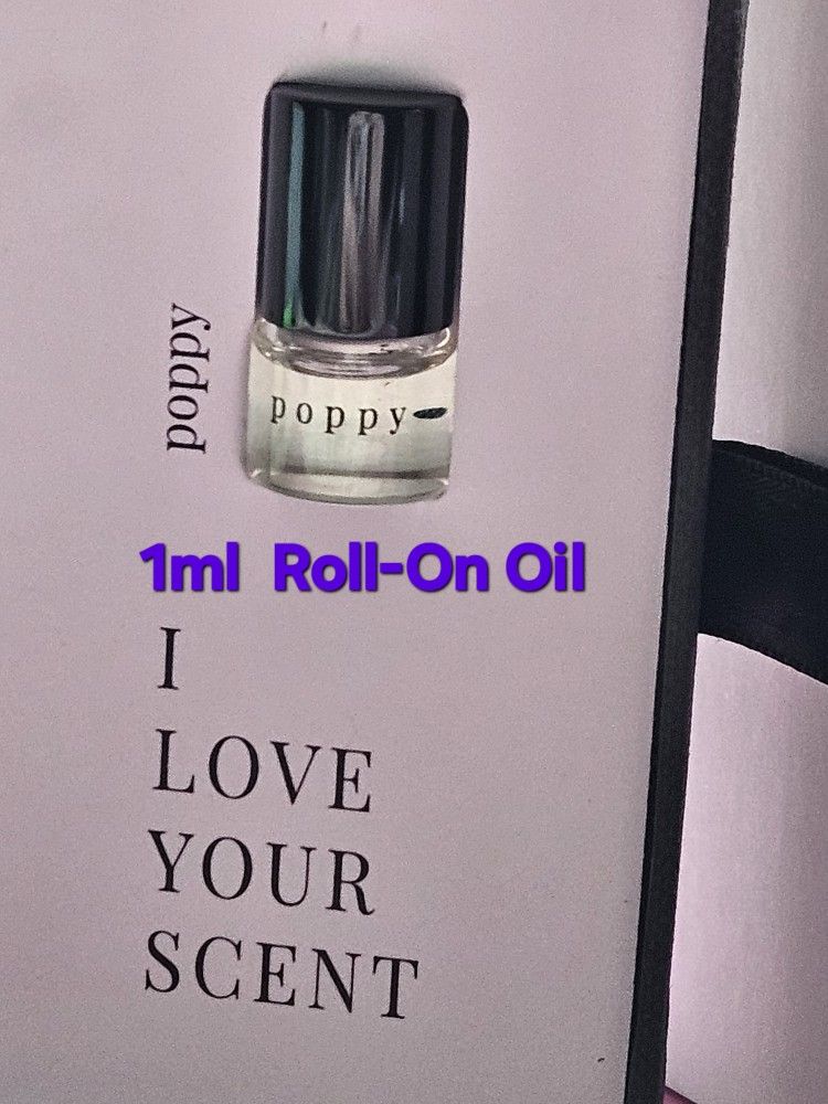 1ml riddle POPPY Roll-On Fragrance Oil Sample Size