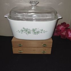 Callaway Ivy A-5-B Corning Ware Casserole Dish with Lid