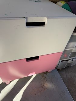 IKEA STUVA Kids Storage Unit with Drawers