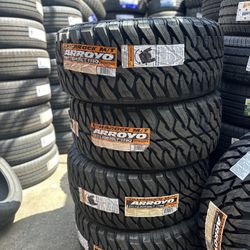 33X12.50R20 Arroyo MT Montadas Y BALANCIADAS Gratis Mounted And Balanced Set Of 4