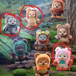 Star Wars Ewok Cosbi Vinyl Plush Keychain Blind Box