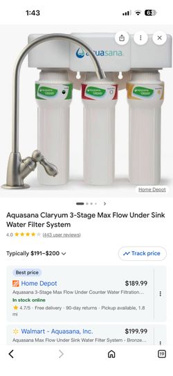 Drinking water System Under sink