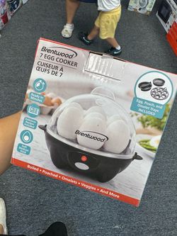 Rapid 7-Egg Cooker & Steamer (Hard Boiled, Poached, Omelet)