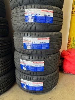 235/45/17 Atlander HT 4 NEW TIRES INSTALLED AND BALANCED INCLUDED
