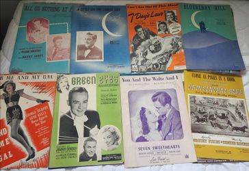Vintage Sheet music