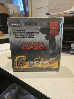 New In Box 1/2 Air Impact Wrench Mini 500ftlbs