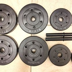 Gold’s Gym Vinyl Dumbbell Set – 40 lbs (lightly Used)