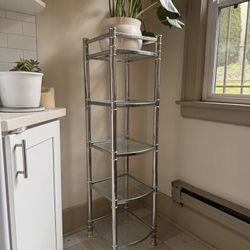 Glass Metal Shelves 