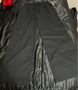 Black cargo pants
