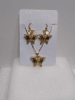 14k Oro Laminado Set 3 Piezas