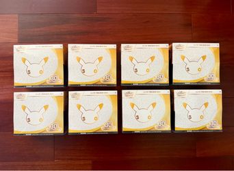 POKEMON 30TH CELEBRATION ETB SEALED LOT OF 8