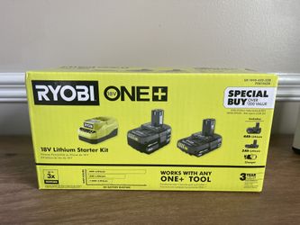 Ryobi 18 V Lithium Battery kit ( new inbox )
