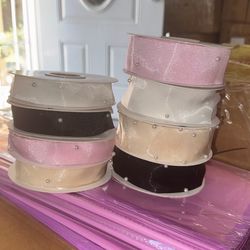 Pearl Mesh Ribbon