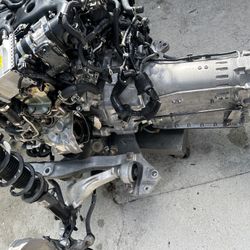 21 Q50 VR30 TWIN TURBO RED SPORT ENGINE TRANMISSION 