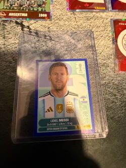 FIFA 2026 Panini Lionel Messi blue border