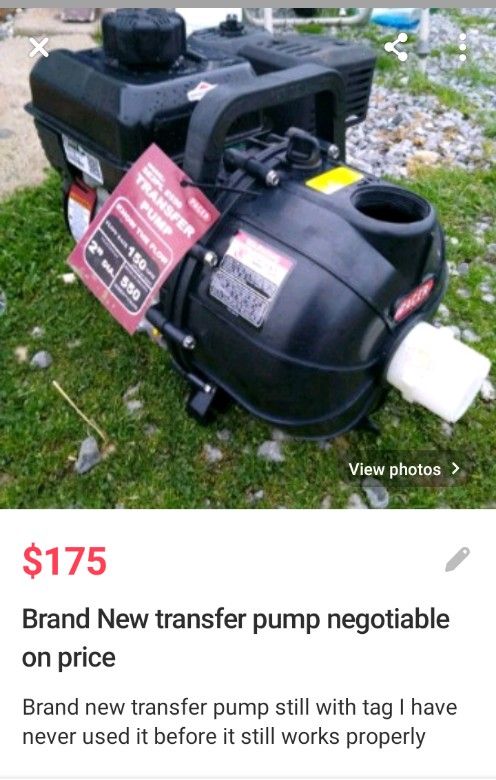 Transfer pump