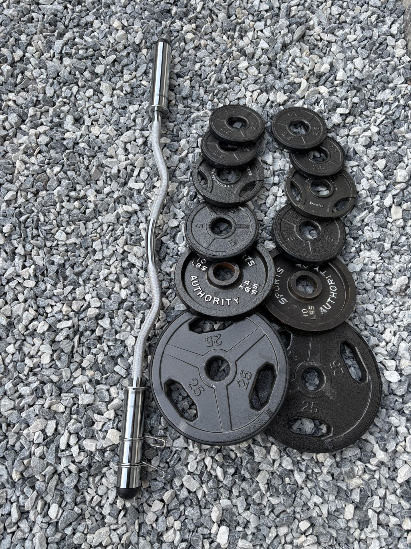 Olympic Weights Curl Bar