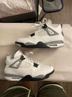 Jordan 4 White Cement - Sz 13