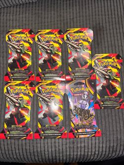 Pokémon Mega Evolution Pitch Black Booster Packs x7