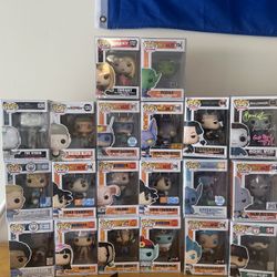 Dragon Ball Z And Demon Slayer Funko Pops Figures 