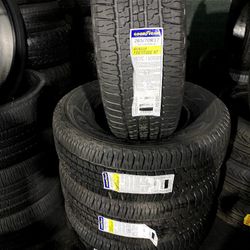 set of four brand new tires 265/70R17 goodyear fortitude H/T