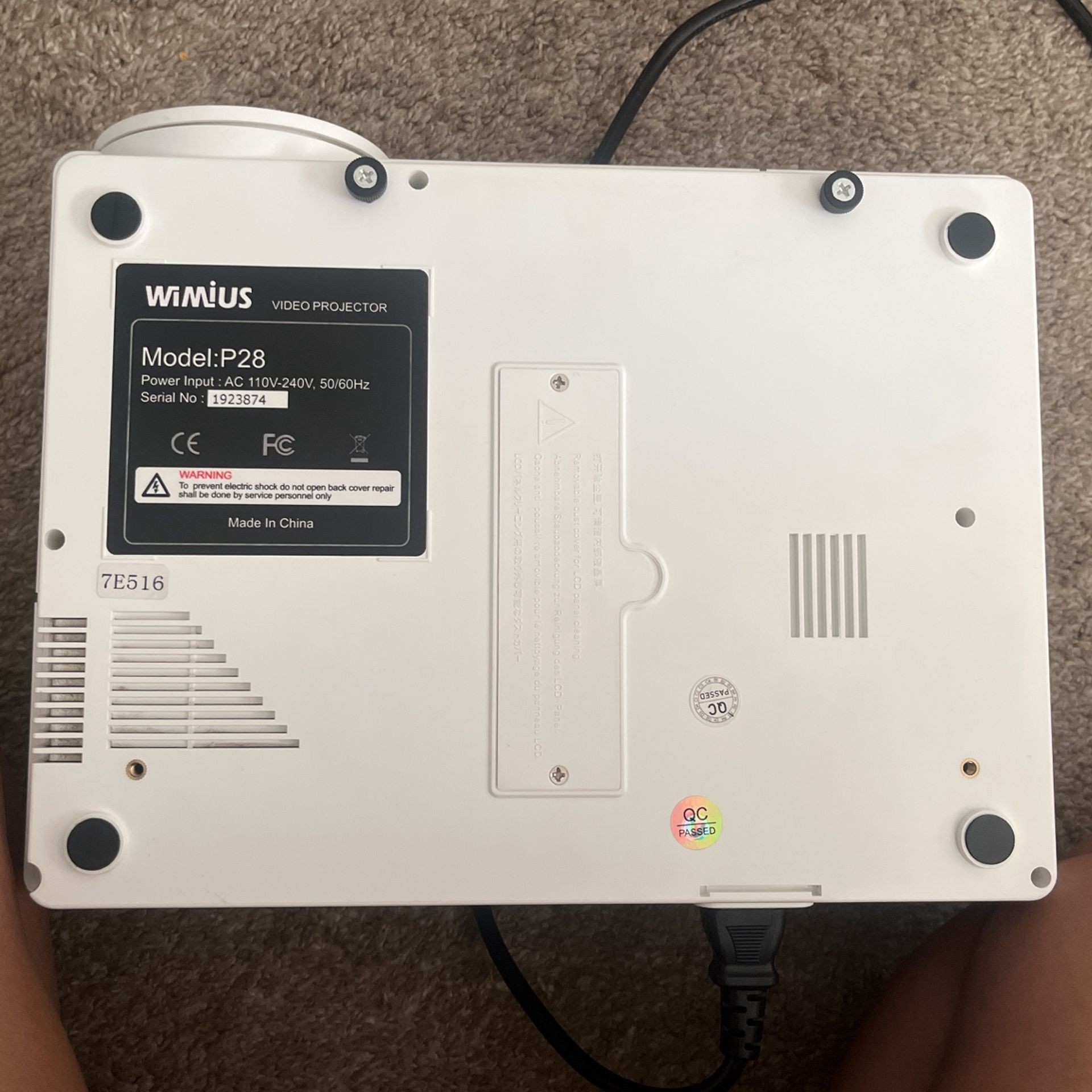 Wimius Projector 
