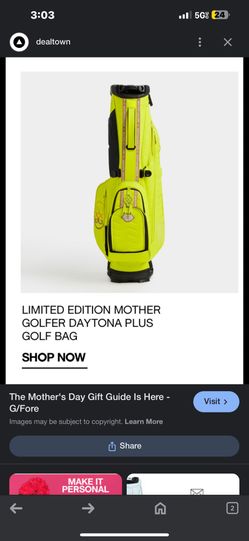 Limited Edition Mother Golfer Daytona Plus Golf Bag