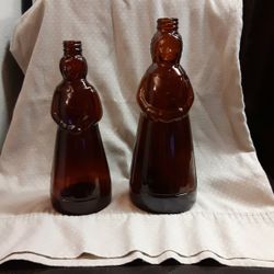 Vintage Aunt Jemima Miss Butterworth Syrup Bottles