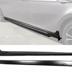 Fits 18-22 Toyota Camry IKON Style Side Skirts Matte Black - PP