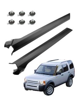 A-Pillar Trim Molding Windshield Set, Compatible With 2005-2009 Land Rover LR3, 2010-2016 Land Rover LR4