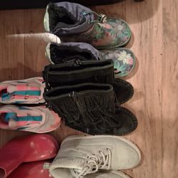 Girls Boots And Shoes.take All $10