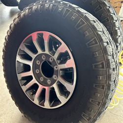 18” Ford OEM Diesel Wheels And Tires 