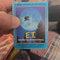 1983 ET The Extra-Terrestrial Collector Cards
