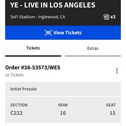 Kanye (ye) west tickets