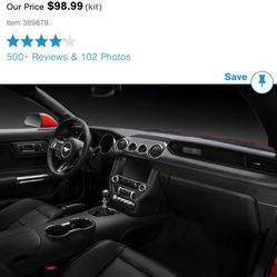 Carbon fiber Dash Kit For 2015-2023 Ford Mustang