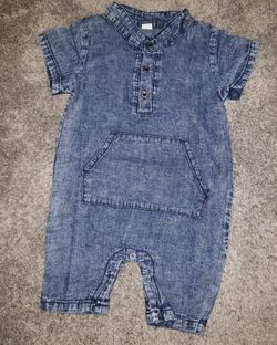 Jean onsie for infant