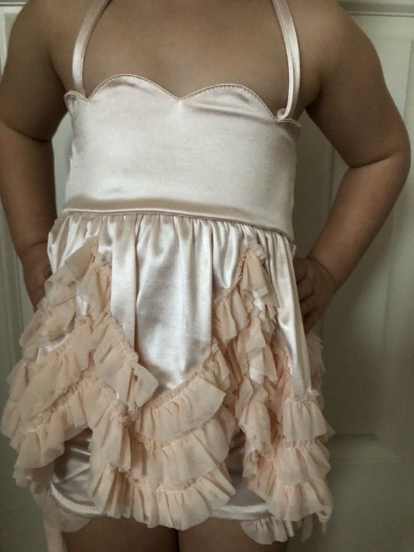 Size 5 lil girls 2 pc swimsuit