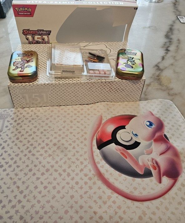 Empty Pokemon 151 Plus Playmat