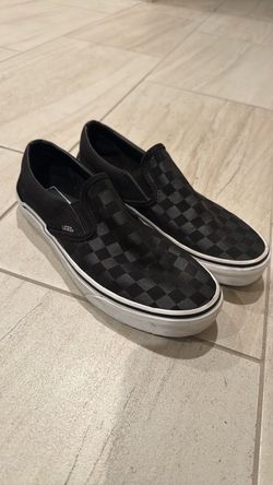 Vans slip on checkers size 8 men