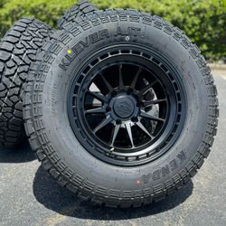 17” Lock Off Road Baja Black wheels Toyota Tacoma 4Runner TRD Lexus Tundra 265/70r17 Kenda tires A/T 