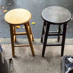 2 Garage Stools 