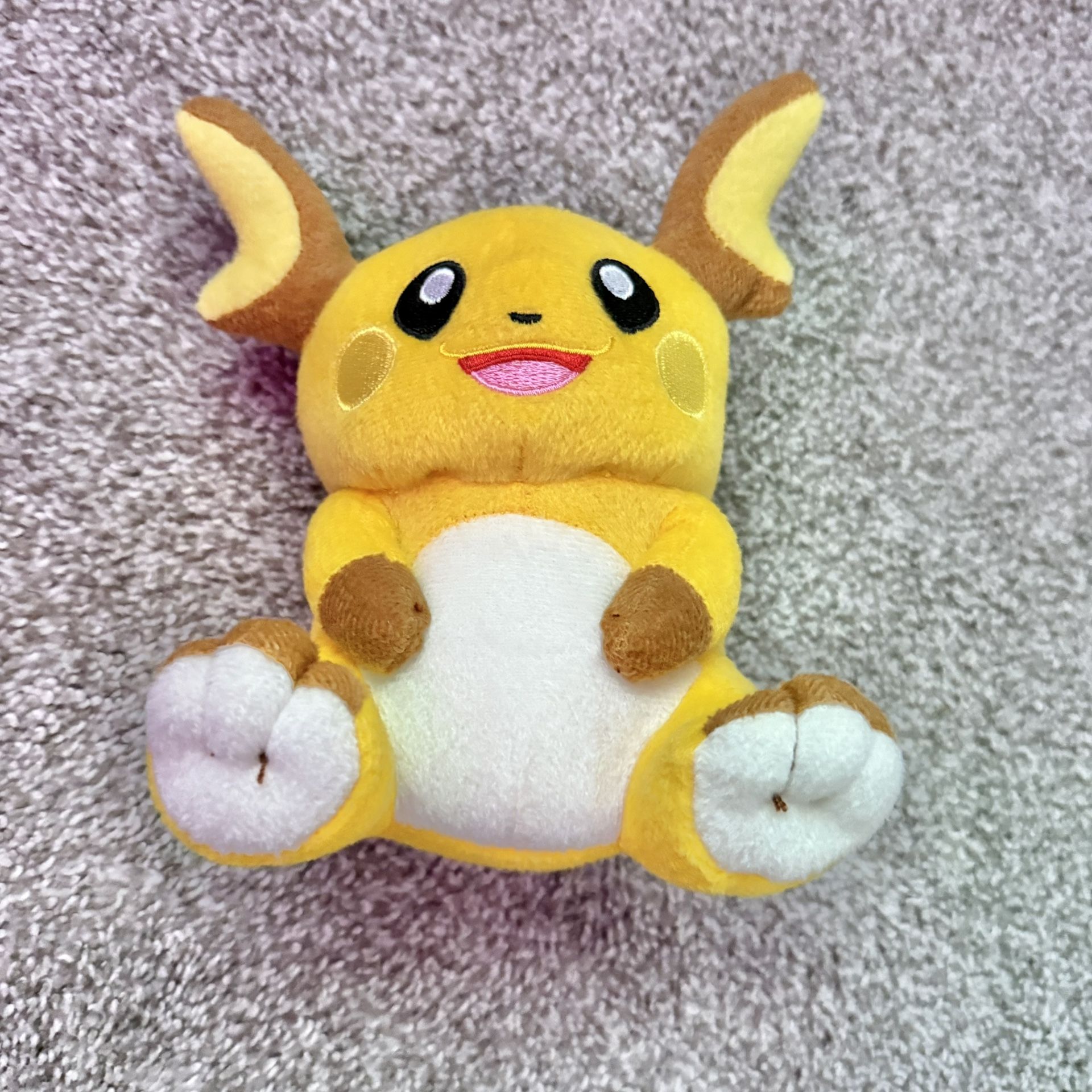 Pokemon Raichu #26 Plush Soft Toy Nintendo Creatures Game Freak 1998 Hasbro