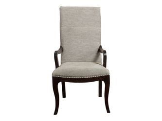 Savion Espresso/Natural Dining Arm Chair