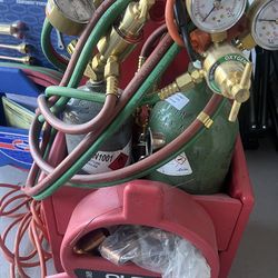 Olsen Portable Oxy-Acetylene Torch Kit w/ Tanks – Welding / Brazing Set