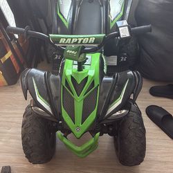 12 volt 700R Raptor quad