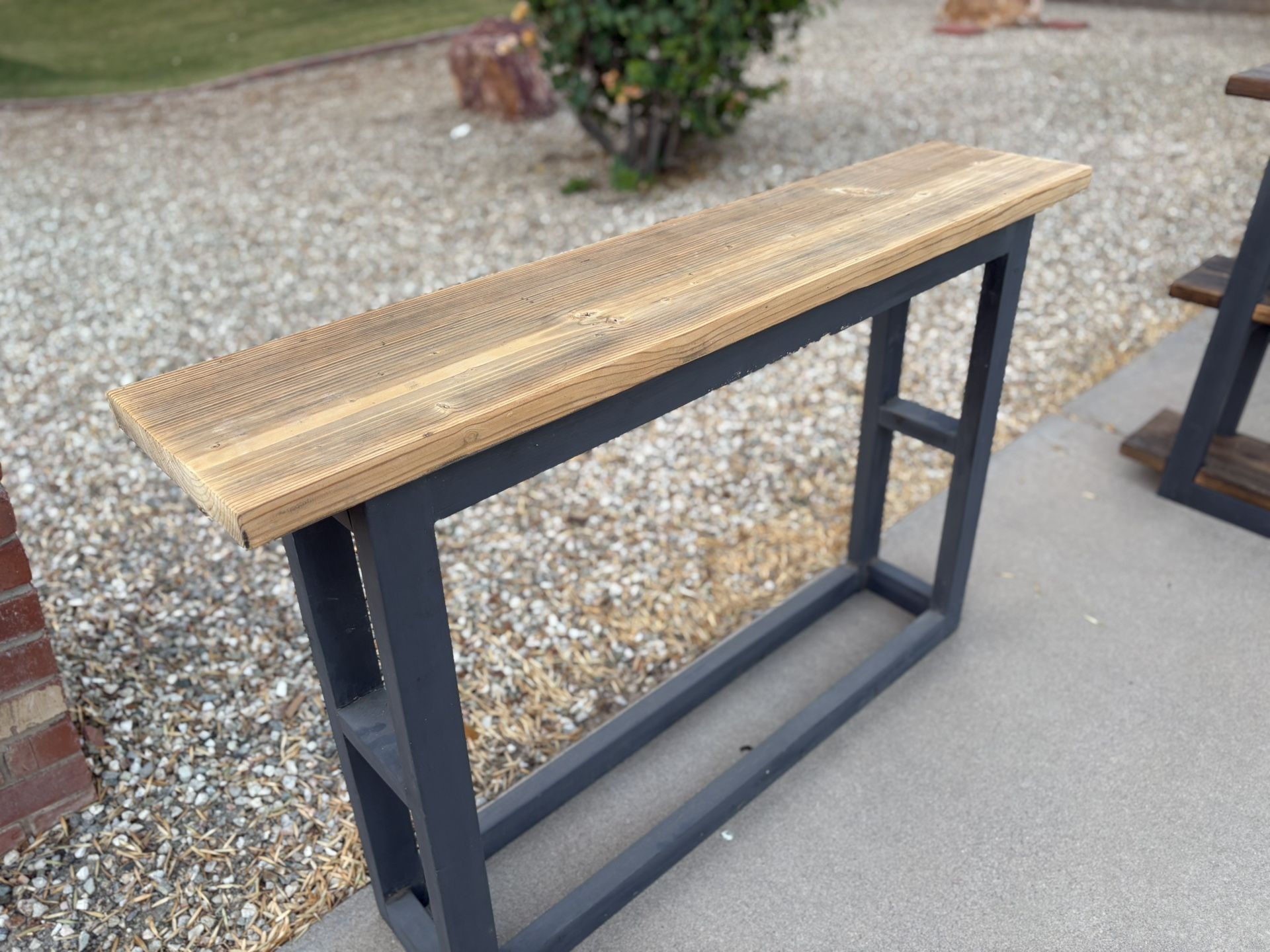Rustic C&B Inspired Sofa Table