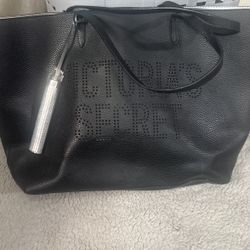 Victoria Secret NWT 2019 Holiday Faux Leather Tote bag